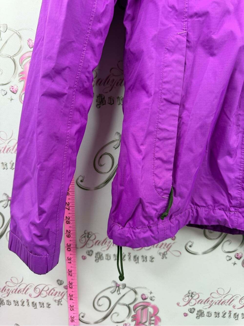 The North Face jacket lightweight Purple Hooded Rain Jacket HYVENT zip up - Picture 3 of 12